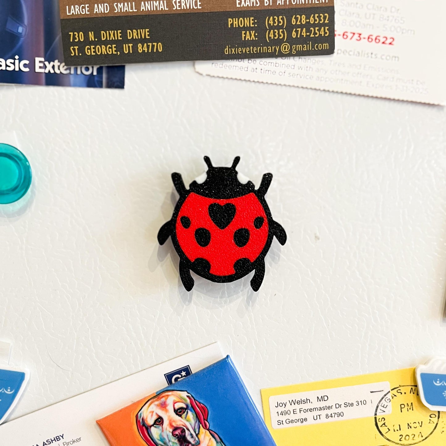 3D Printed Ladybug Magnet