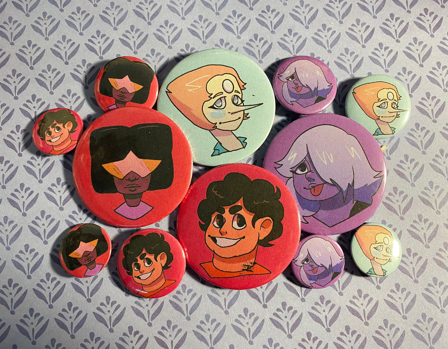 Steven Universe character buttons