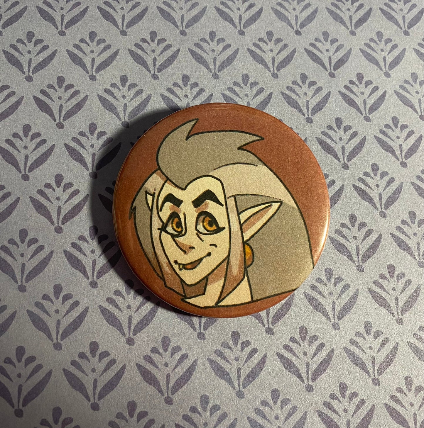 Eda the Owl Lady Button