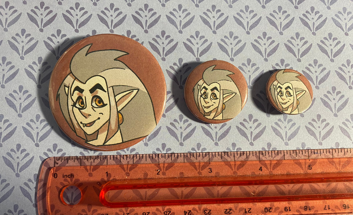 Eda the Owl Lady Button