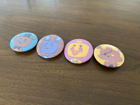 FNAF chibi character buttons