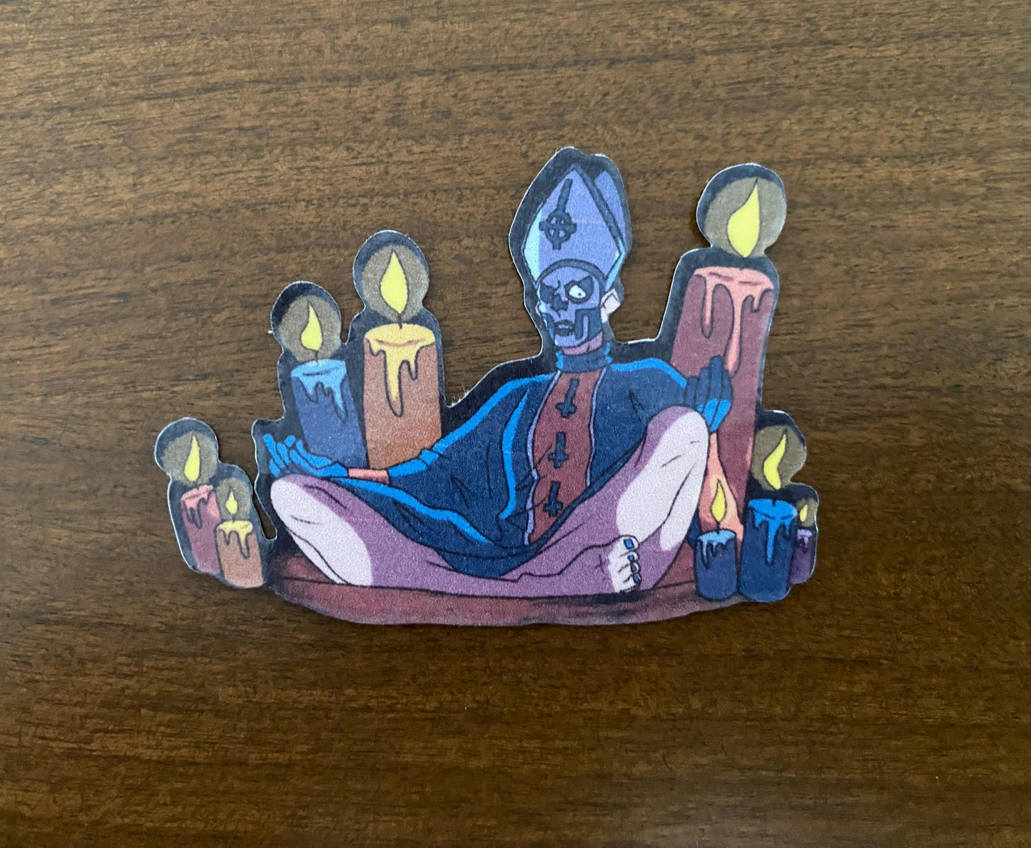 Satanic Papa Ritual sticker