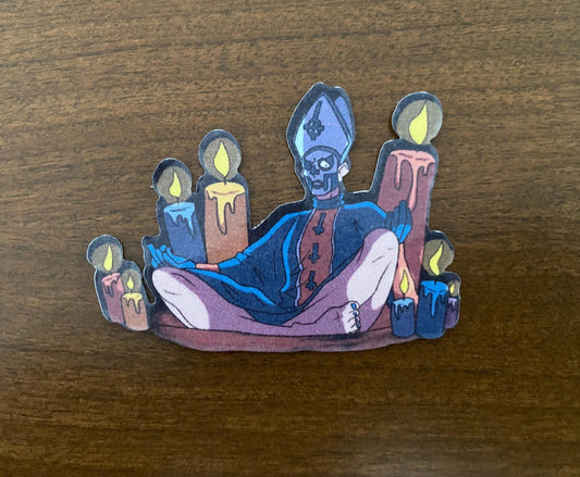 Satanic Papa Ritual sticker