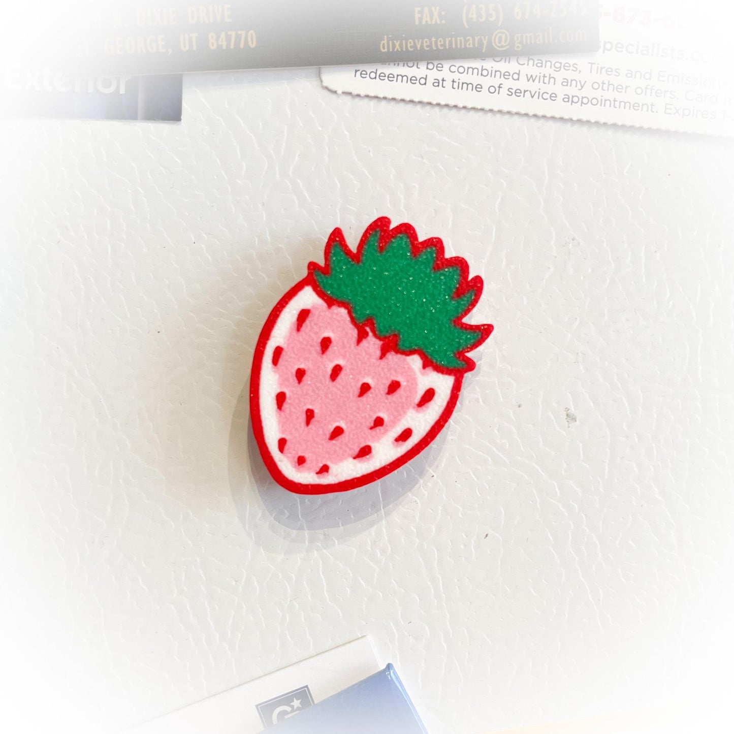 3D Printed Strawberry Magnet