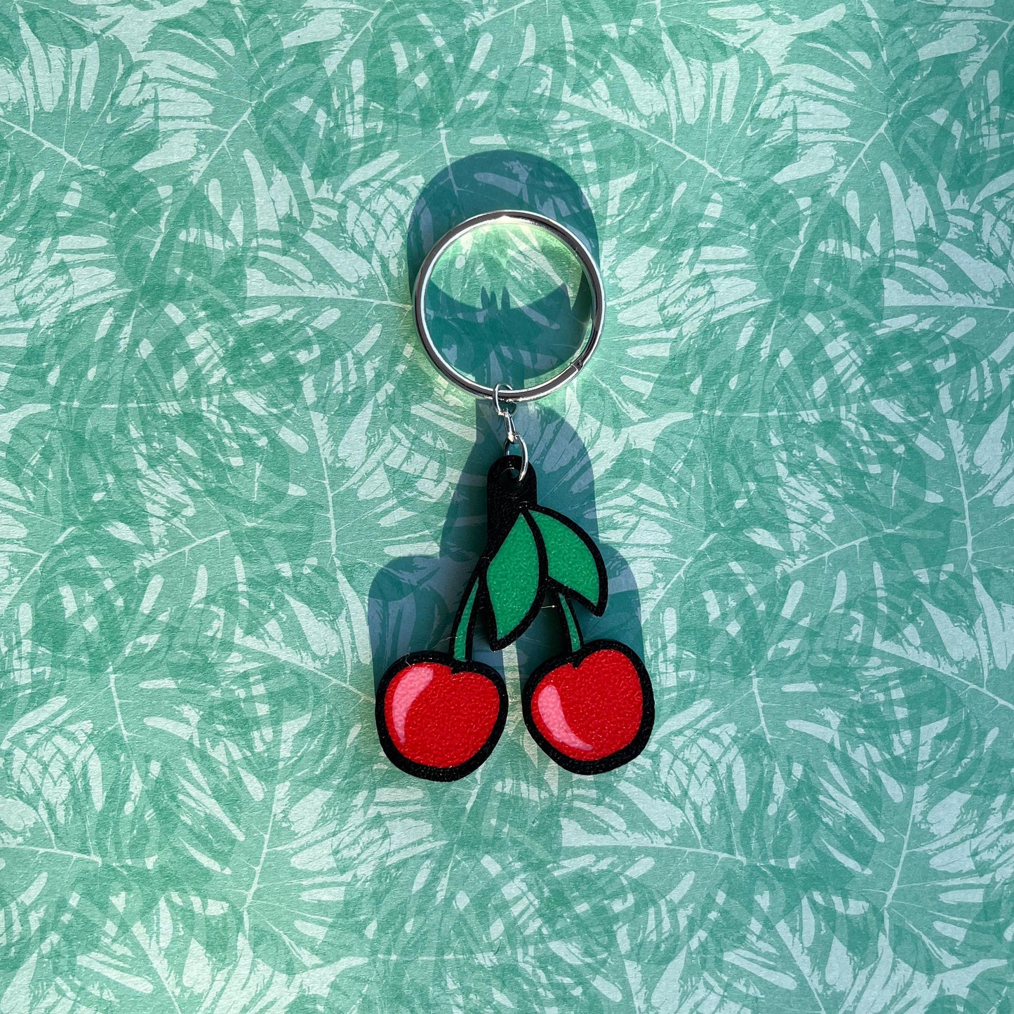 3D Printed Cherry Keychain