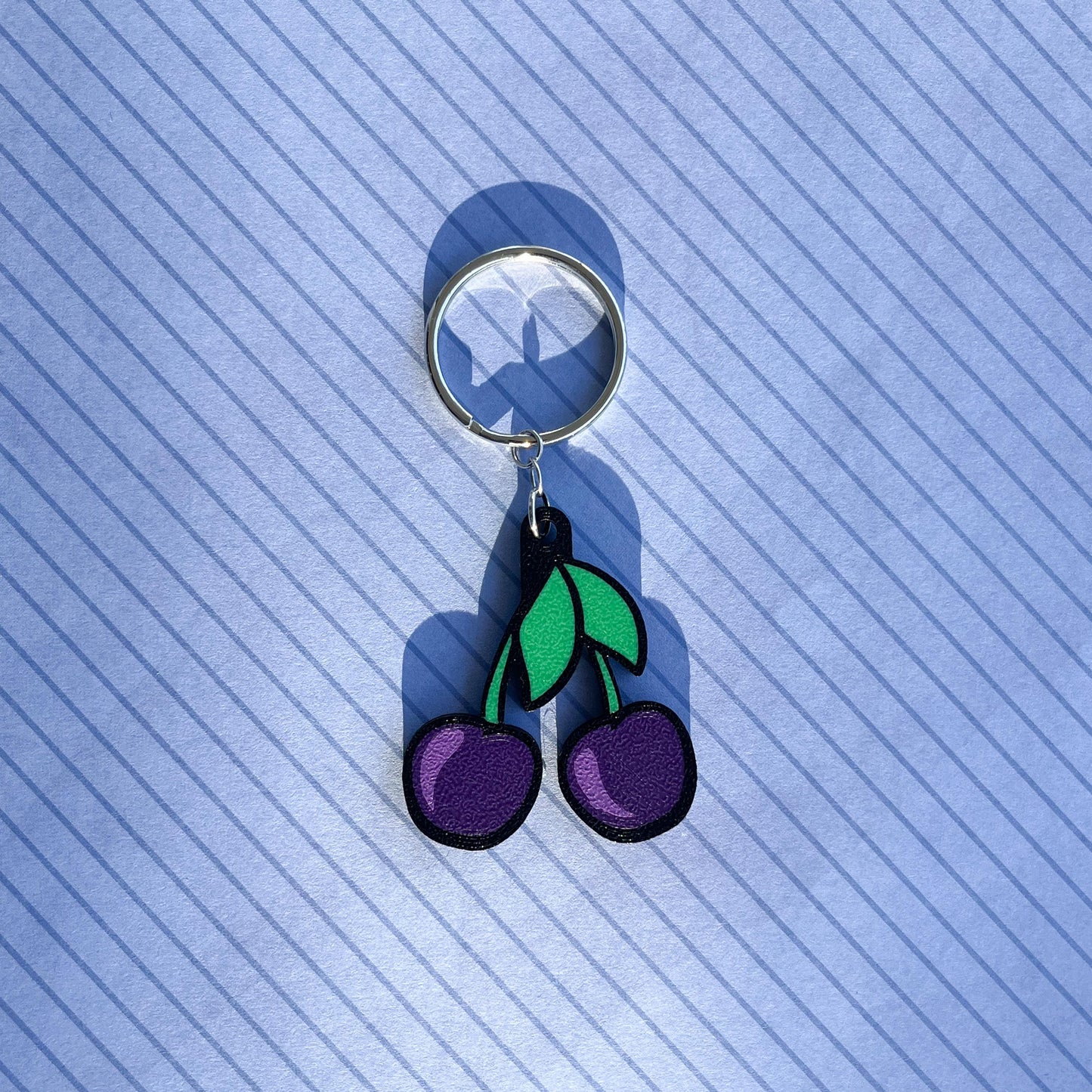 3D Printed Cherry Keychain