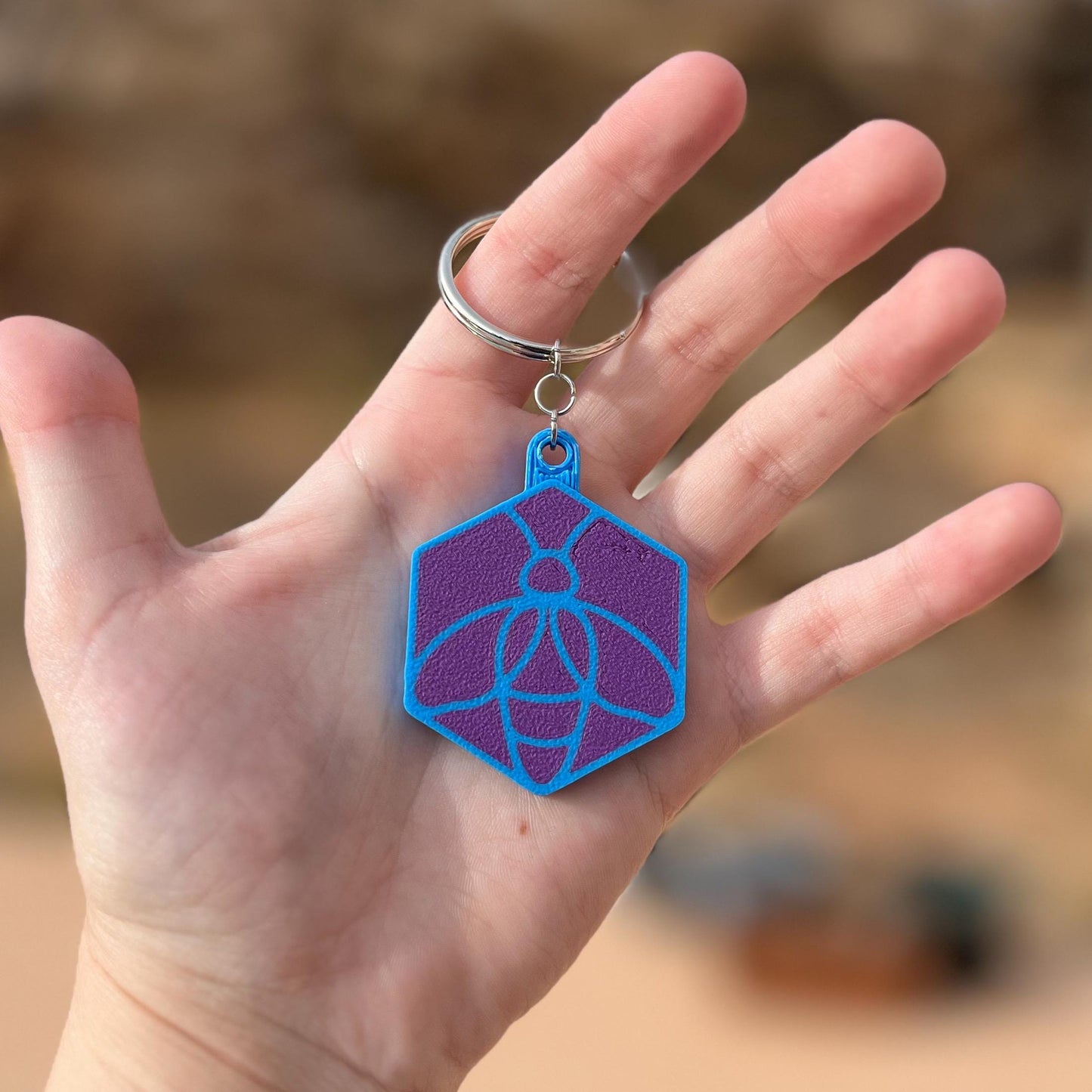 3D Printed Logo Keychain