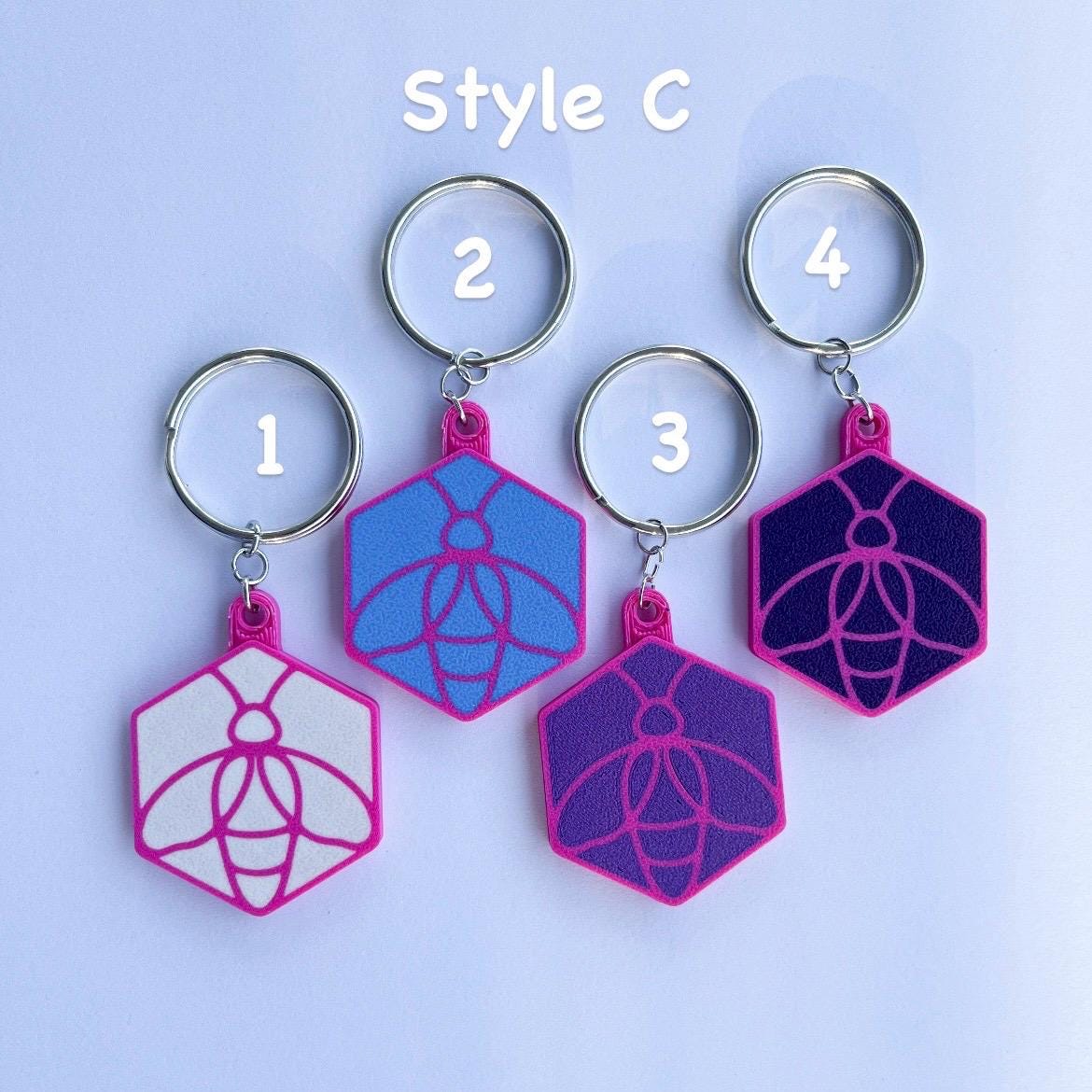 3D Printed Logo Keychain