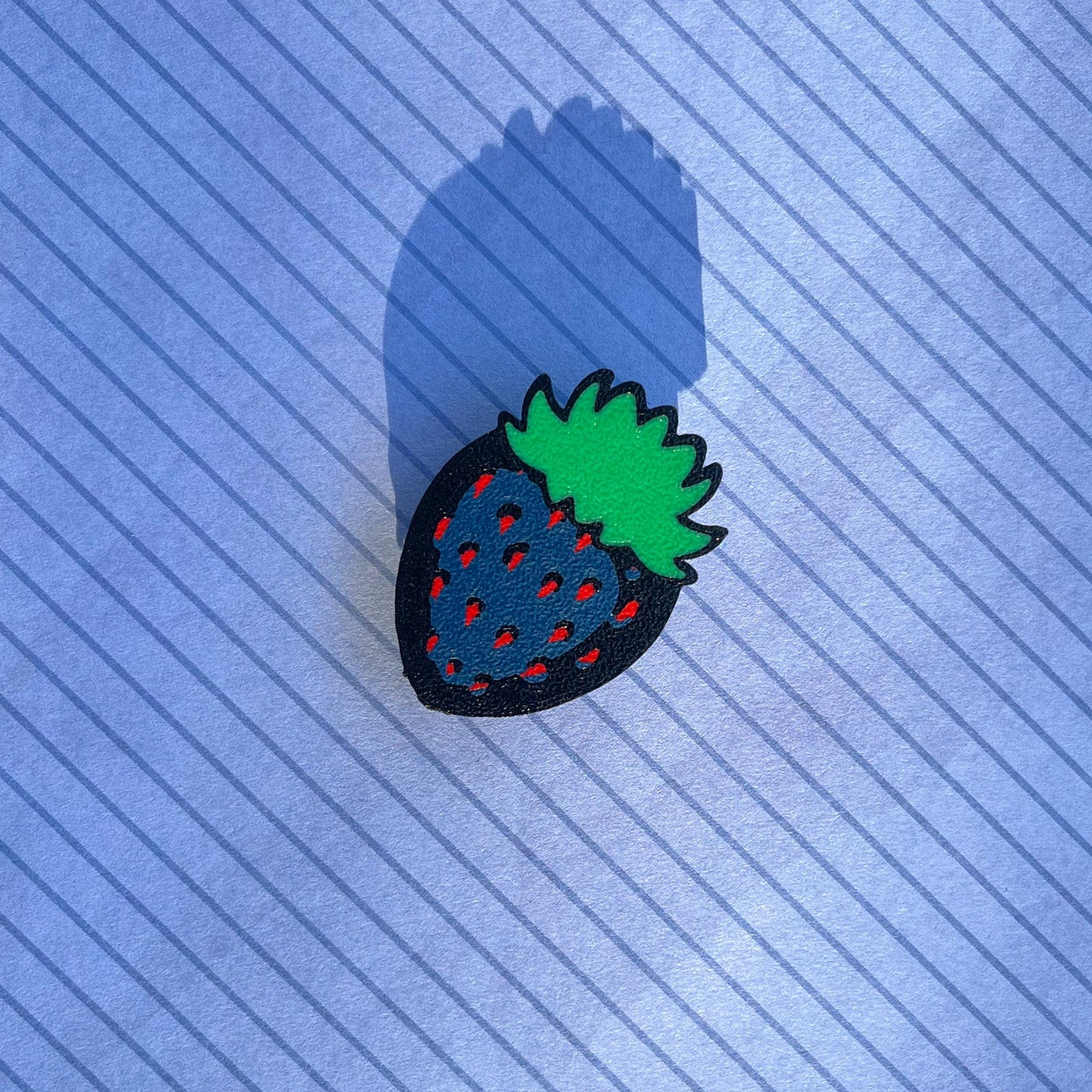 3D Printed Strawberry Magnet