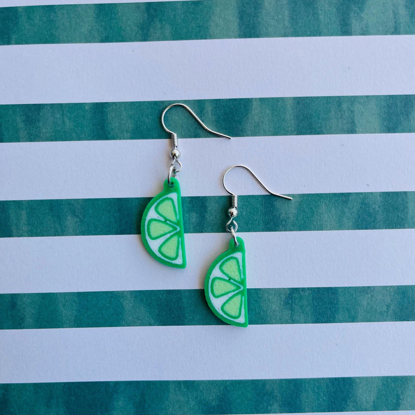 3D Printed Citrus Fruit Dangle Earrings