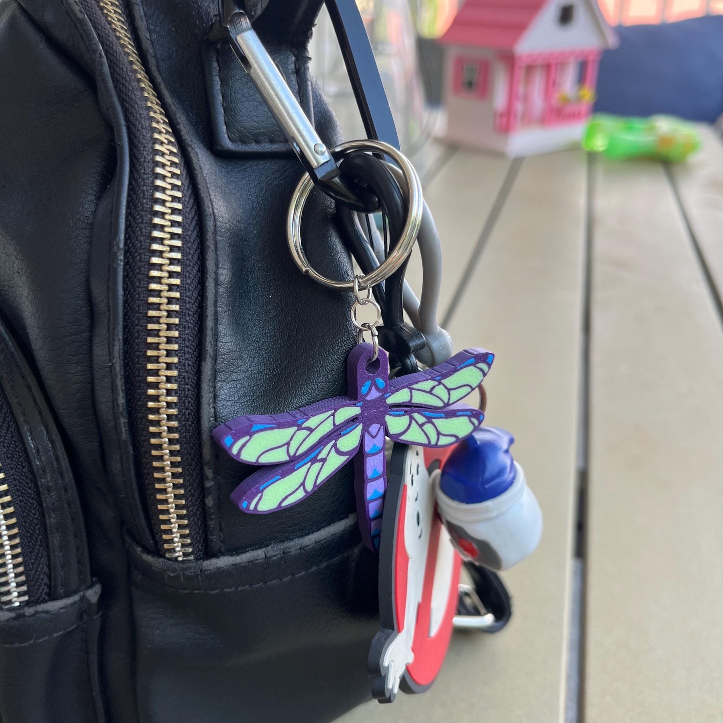 3D Printed Dragonfly Keychain