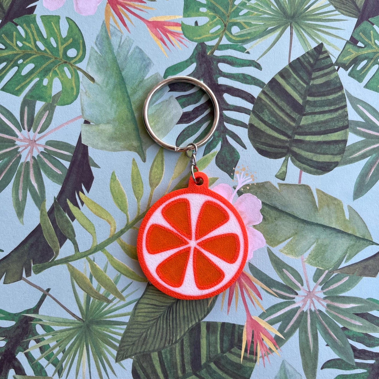 3D Printed Citrus Fruit Keychains