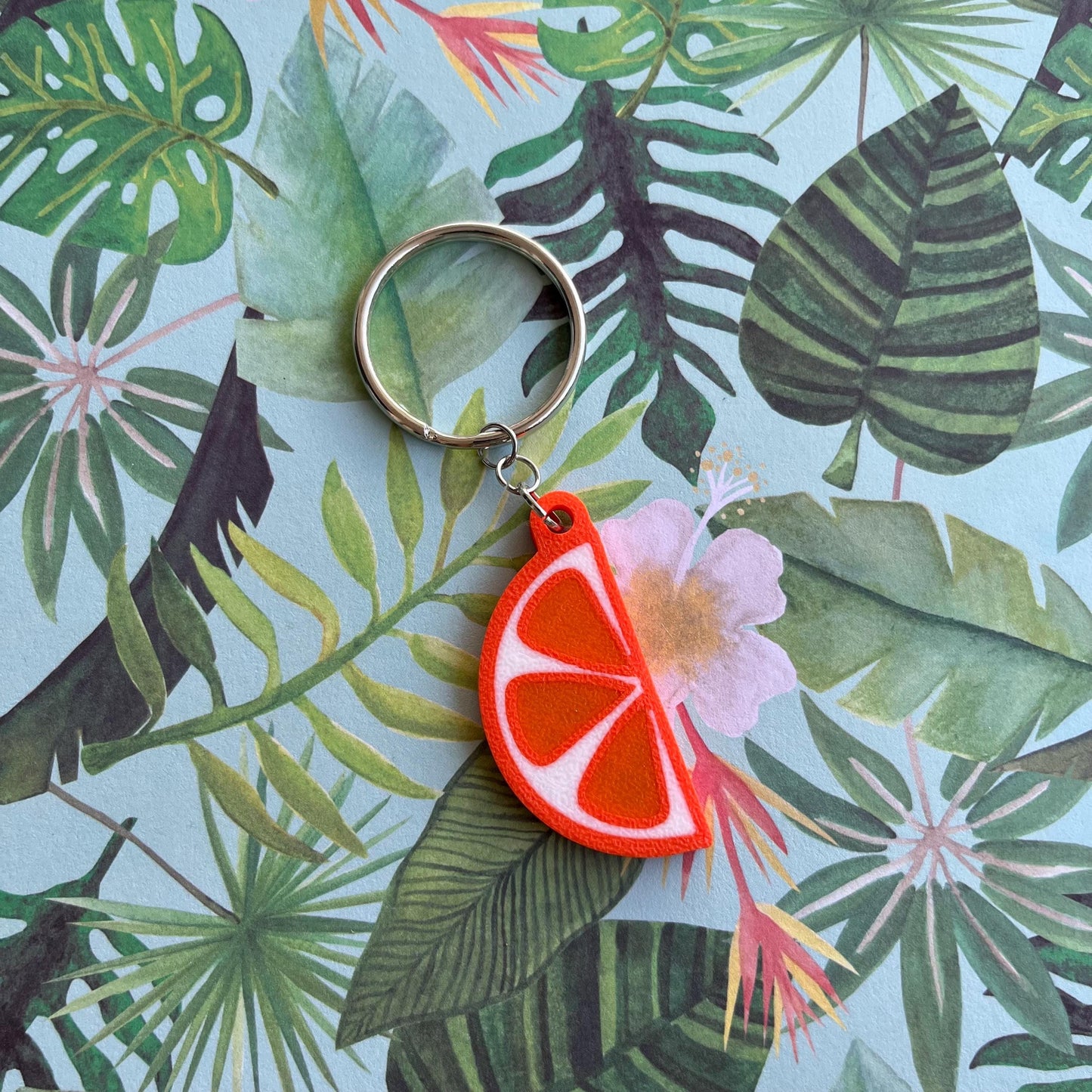 3D Printed Citrus Fruit Keychains