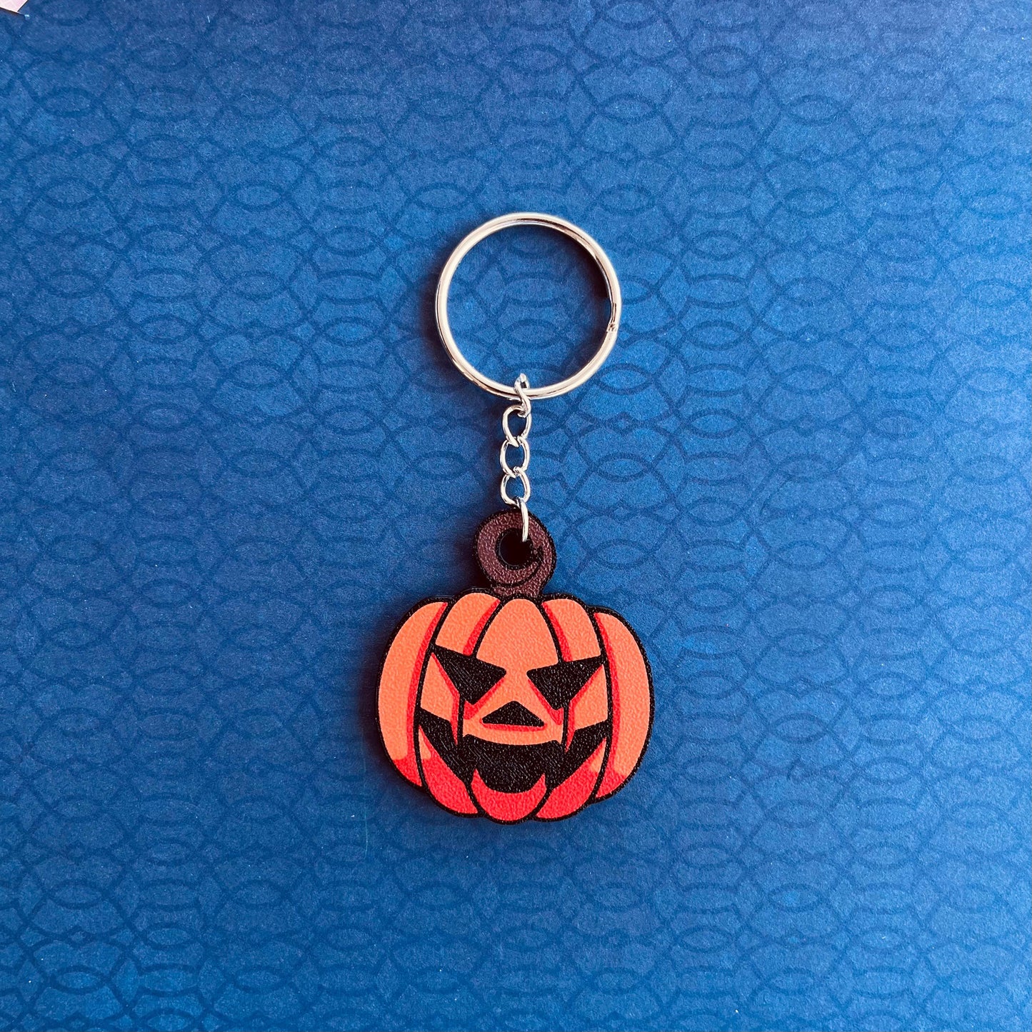 3D Printed Jack O’ Lantern Keychain