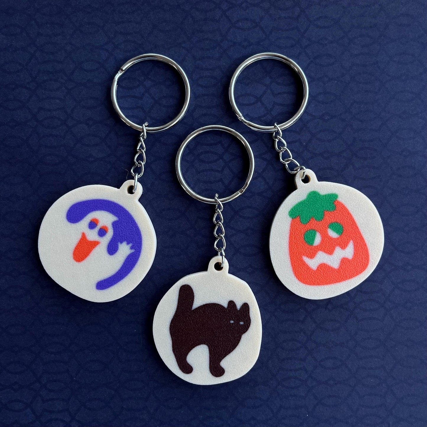 3D Printed Spooky Cookie Keychain