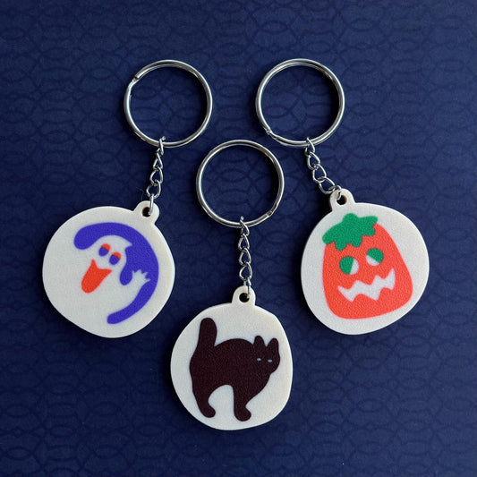 3D Printed Spooky Cookie Keychain