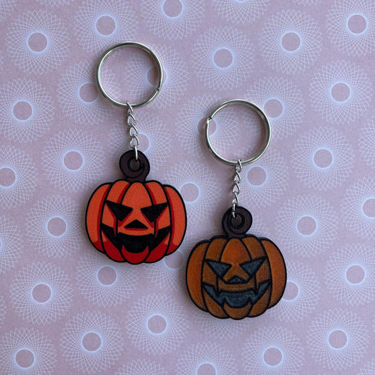 3D Printed Jack O’ Lantern Keychain
