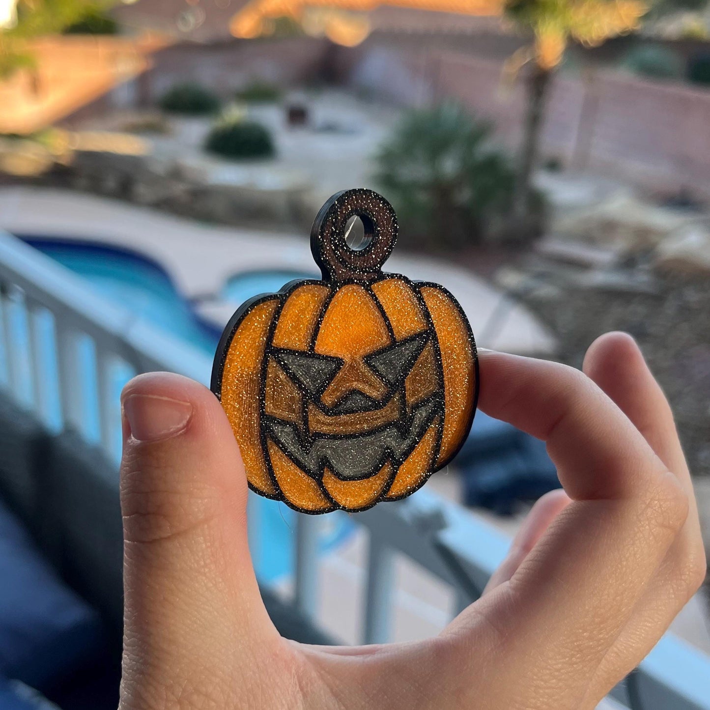 3D Printed Jack O Lantern Magnet