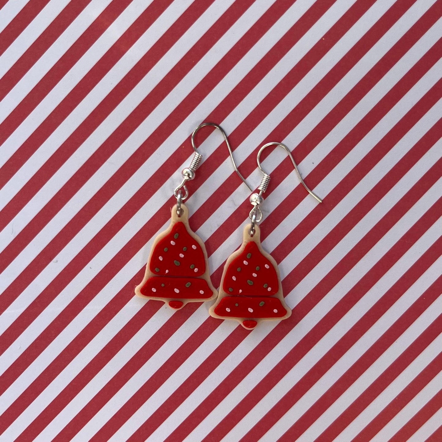 3D Printed Christmas Cookie Earrings