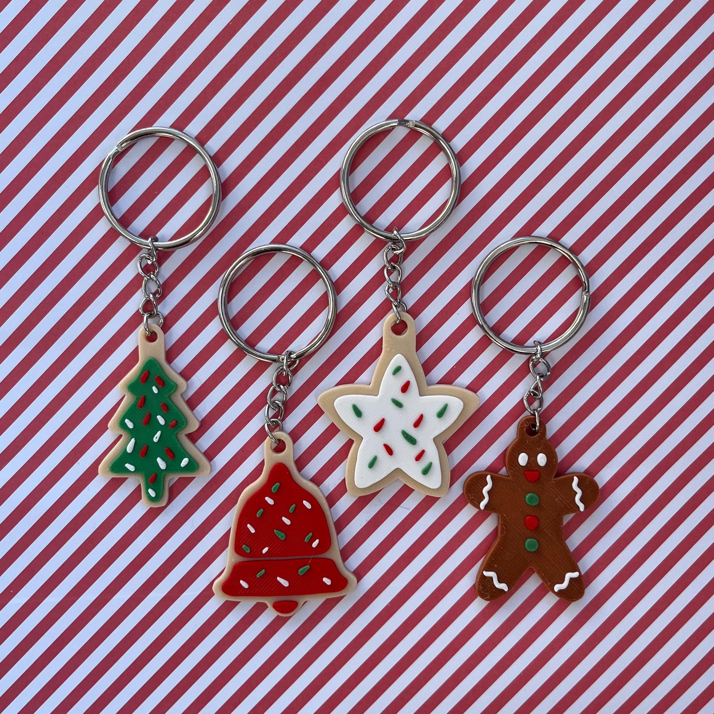 3D Printed Christmas Cookie Keychain