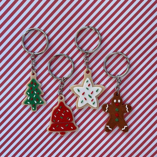 3D Printed Christmas Cookie Keychain