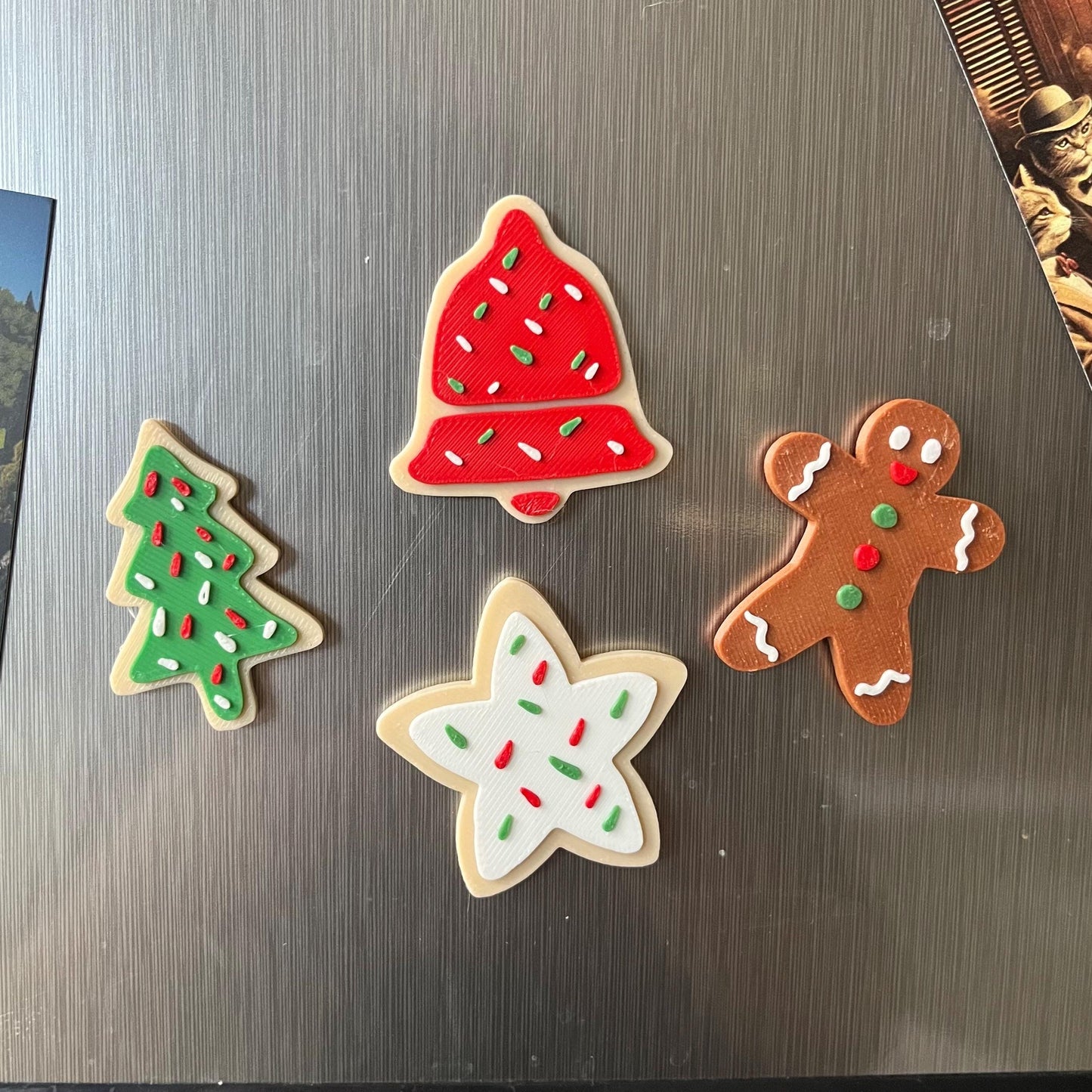 3D Printed Christmas Cookie Magnet