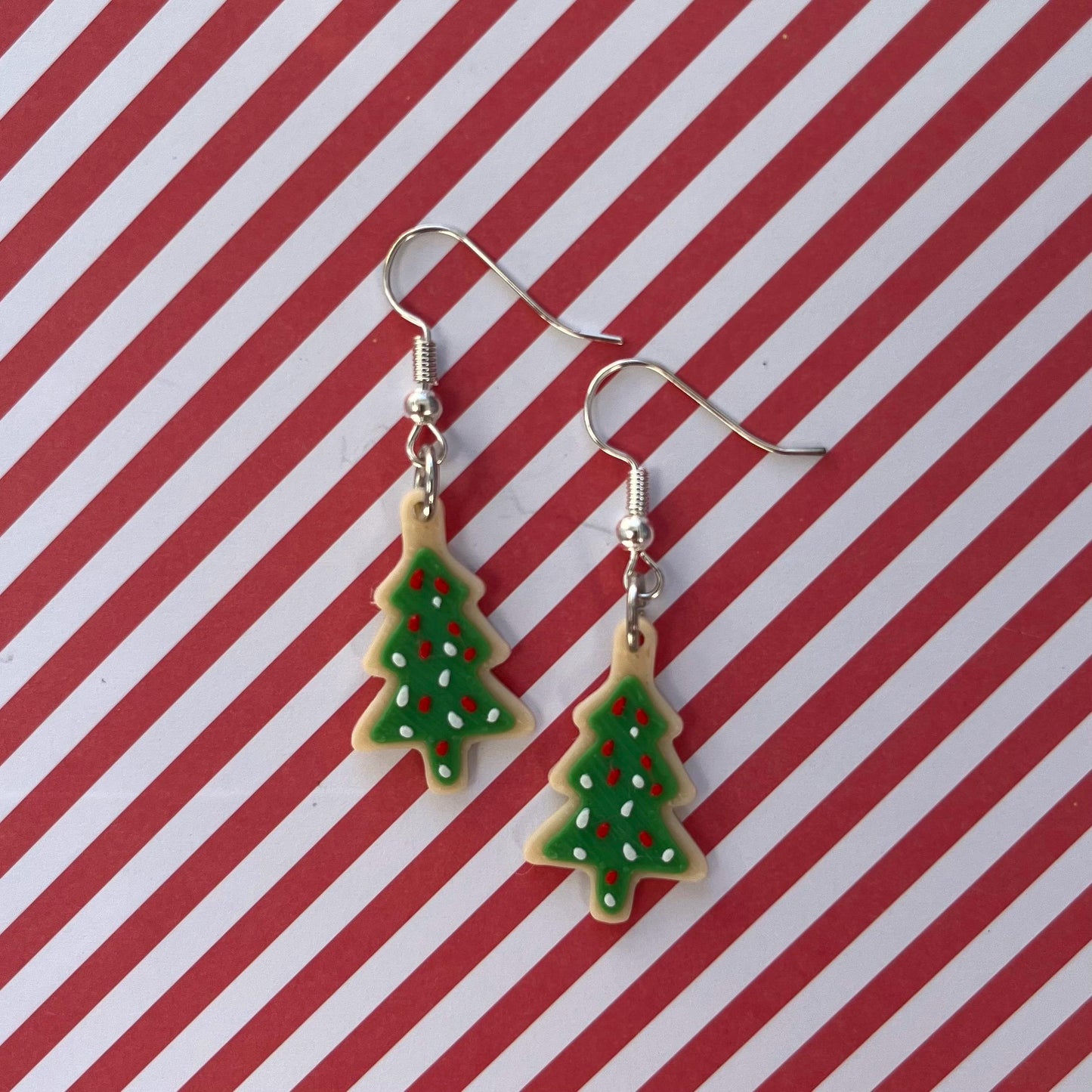 3D Printed Christmas Cookie Earrings