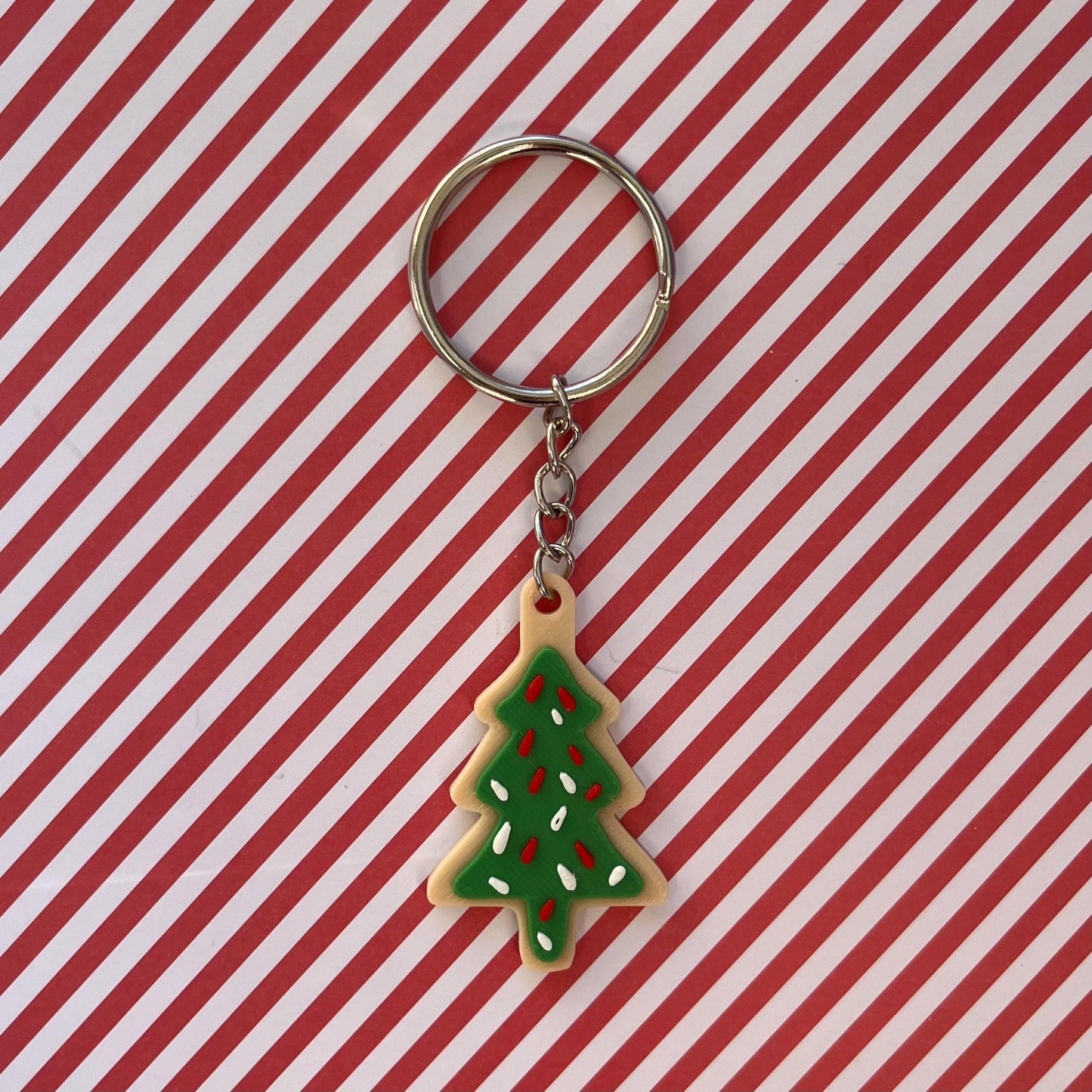 3D Printed Christmas Cookie Keychain
