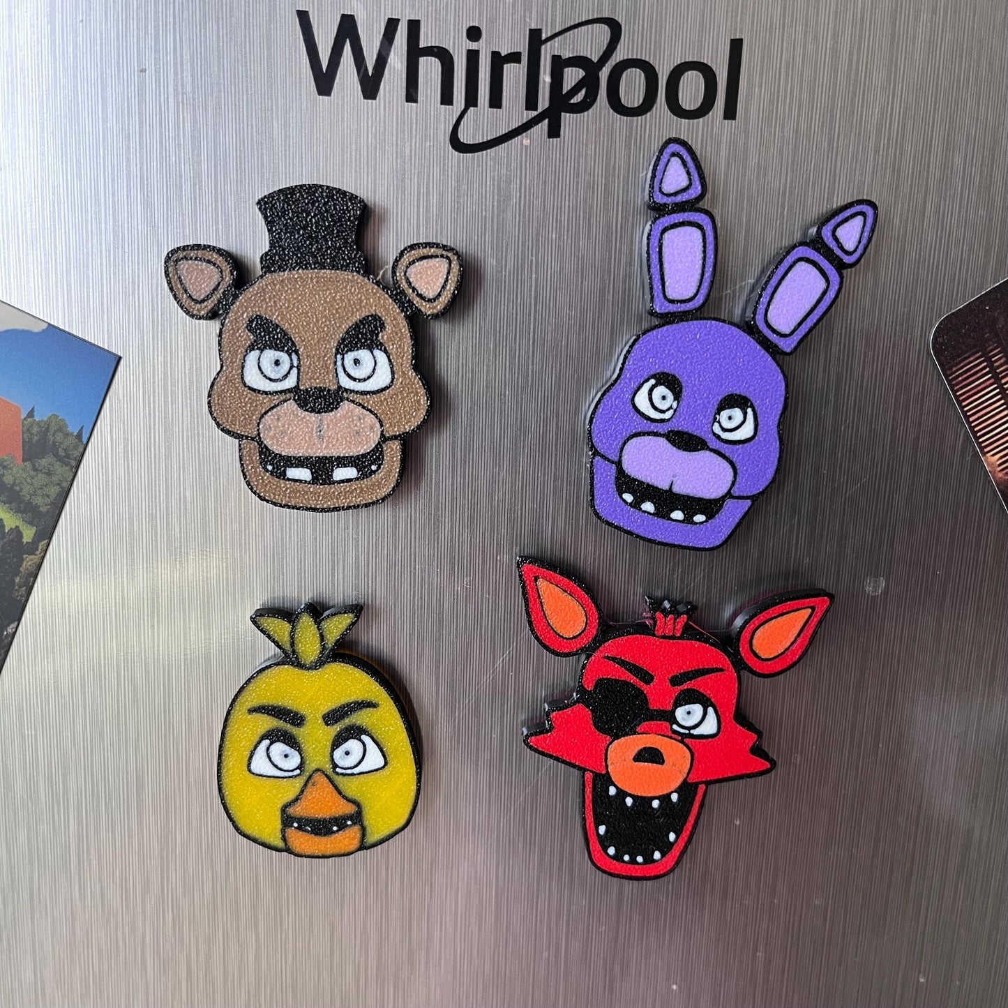 3D Printed FNAF Magnets