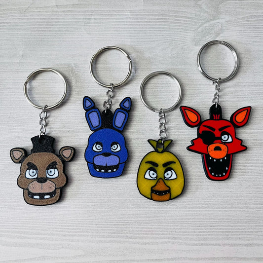 3D Printed FNAF Keychains
